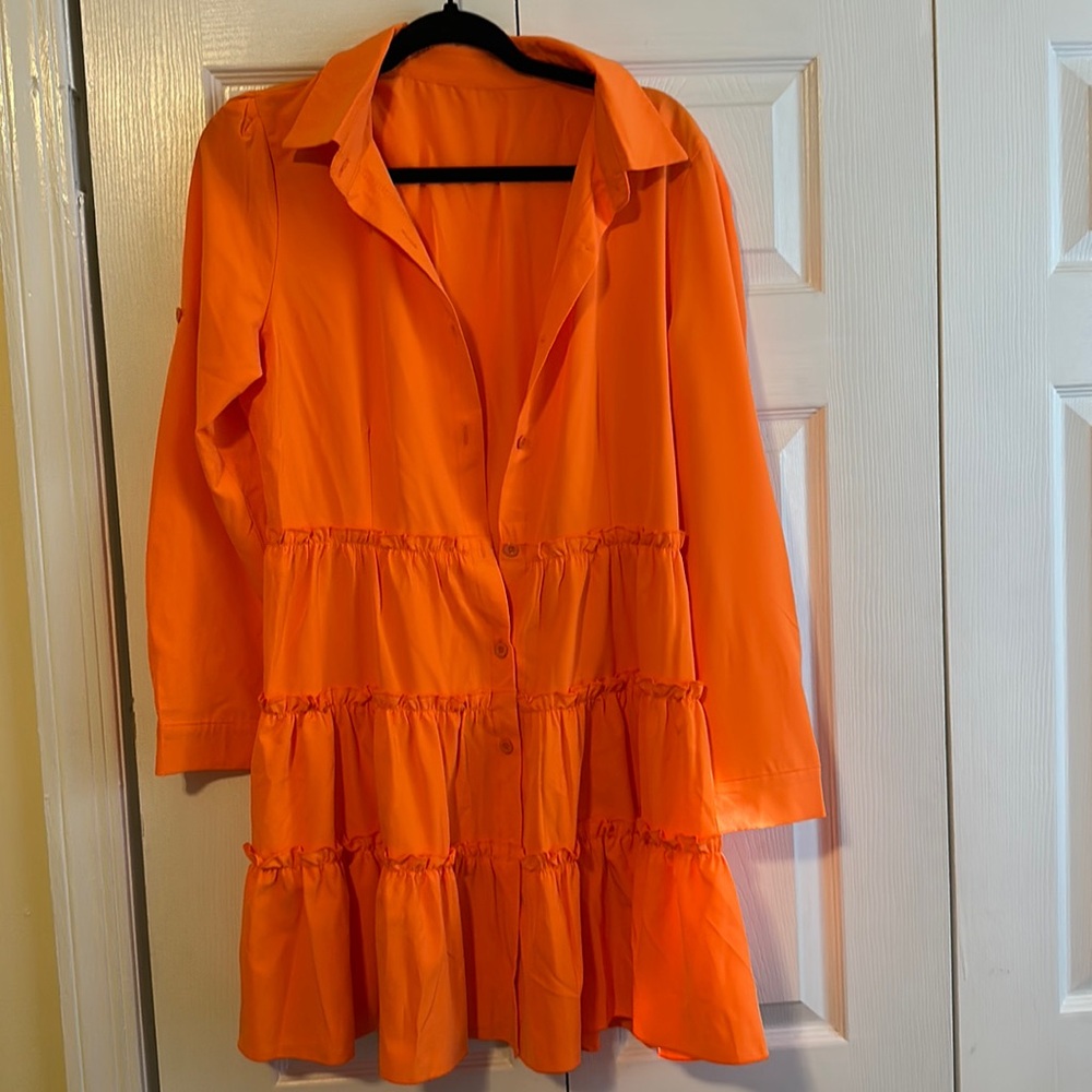 Orange dress